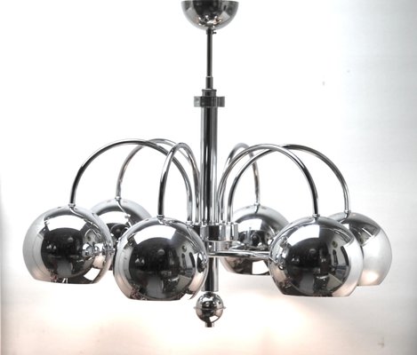 Ceiling Lamp with 6 Eyeball Lights by Goffredo Reggiani, 1960s-MJY-1150395