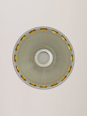 Ceiling Lamp with Metal and Glass, 1960s-QWP-1737478