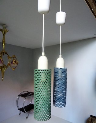 Ceiling Lamps in the Style of Mathieu Mategot, Set of 2-FPY-1004478