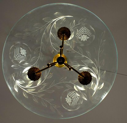 Ceiling Light attributed to Pietro Chiesa for Fontana Arte, Italy, 1935-MBH-1757451