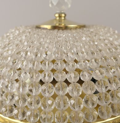 Ceiling Light in Brass with Glass Beads from Bakalowits & Söhne, 1950s-KDB-1794425