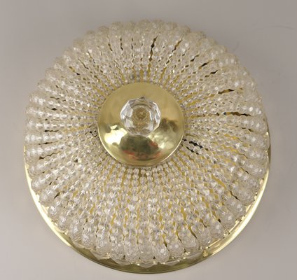 Ceiling Light in Brass with Glass Beads from Bakalowits & Söhne, 1950s-KDB-1794425