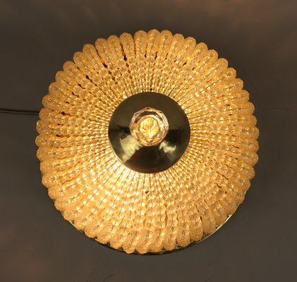 Ceiling Light in Brass with Glass Beads from Bakalowits & Söhne, 1950s-KDB-1794425