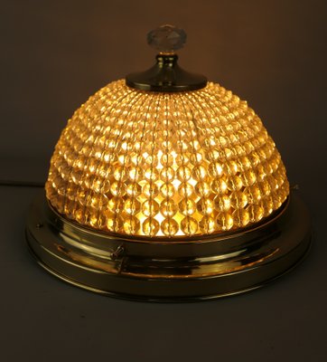 Ceiling Light in Cut Glass Spheres, France, 1950s-KDB-1762402