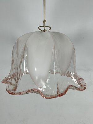 Ceiling Light in Pink and White Murano Glass from La Murrina, Italy, 1970s-OT-1764726