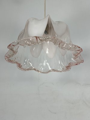 Ceiling Light in Pink and White Murano Glass from La Murrina, Italy, 1970s-OT-1764726