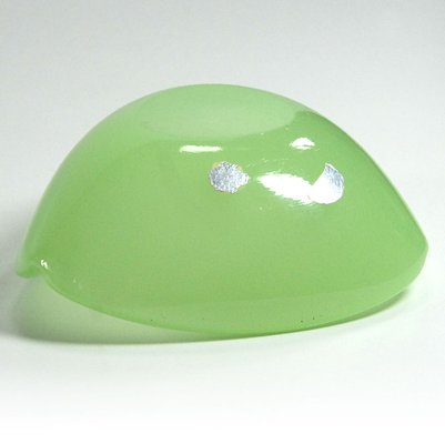 Celadon Opaline Glass Ashtray from Fratelli Ferro, 1960s-GIW-1794611