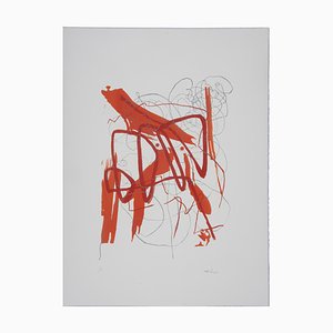 Celia Eid, Rouge et Ligne, 2017, Lithograph-CHG-2037638