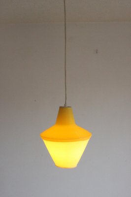 Cellulose Pendant Lamp from Atelier De Recherche Plastique & Rotaflex, 1950s-PLT-1407982