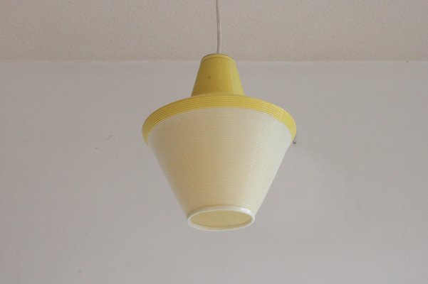 Cellulose Pendant Lamp from Atelier De Recherche Plastique & Rotaflex, 1950s-PLT-1407982