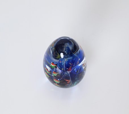 Cenedese Artistic Handmade Egg Aquarium Murano Glass Sculpture, Italy, 1960s-JDR-1725989