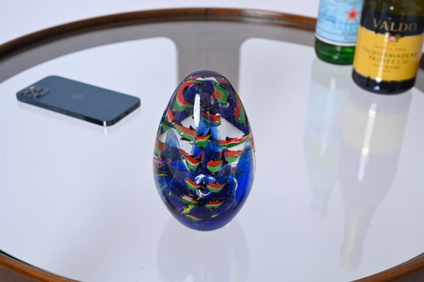 Cenedese Artistic Handmade Egg Aquarium Murano Glass Sculpture, Italy, 1960s-JDR-1725989