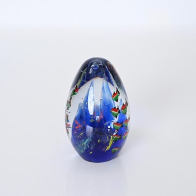 Cenedese Artistic Handmade Egg Aquarium Murano Glass Sculpture, Italy, 1960s-JDR-1725989