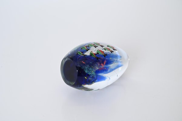 Cenedese Artistic Handmade Egg Aquarium Murano Glass Sculpture, Italy, 1960s-JDR-1725989