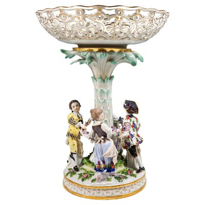 Centerpiece with Dancing Gardener Children by Johann Joachim Kaendler for Meissen, 1860s-EMT-1757308