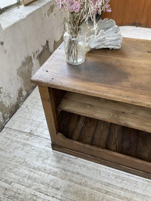 Central Shop Counter or Island in Walnut, 1890s-LCU-1406452