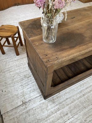 Central Shop Counter or Island in Walnut, 1890s-LCU-1406452