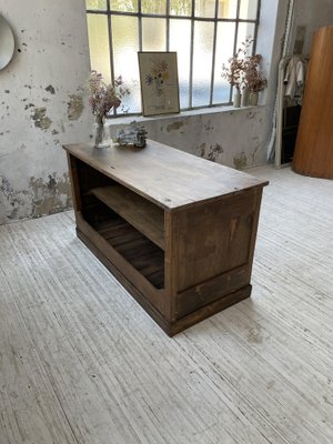 Central Shop Counter or Island in Walnut, 1890s-LCU-1406452