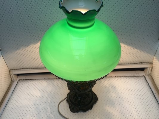 Ceramic and Glass Table Lamp, 1970s-WQQ-685927