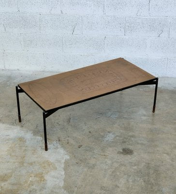 Ceramic and Metal Coffee Table by Stil Keramos, 1960s-RNN-1304161