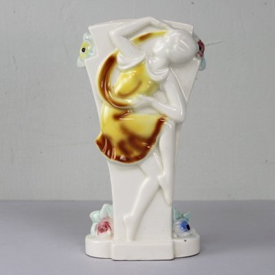 Ceramic Art Deco Vase-NE-906430