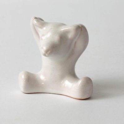 Ceramic Bear Figurine by Gertrud Kudielka for Lauritz Hjorth, 1960s-IXK-1409631