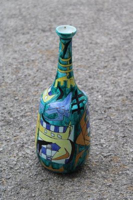 Ceramic Bottle with Abstract Decoration from Castelli, 1961-EH-1278161