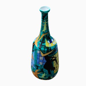 Ceramic Bottle with Abstract Decoration from Castelli, 1961-EH-1278161