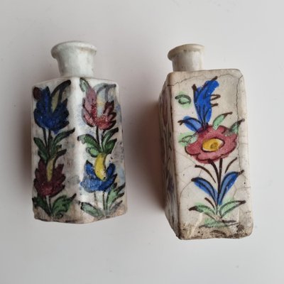 Ceramic Bottles, Iznik, Turkey, 18th Century, Set of 2-GSF-1816871