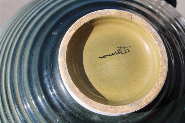 Ceramic Bowl by Dante Baldelli for Rometti, Italy, 1930-EH-1135294