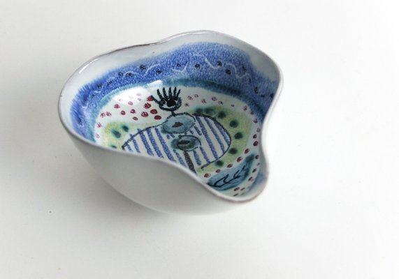 Ceramic Bowl by Jane Wahlstedt & Nils Larsson for Janikeramik, Sweden, 1950s or 1960s-ZM-1065331