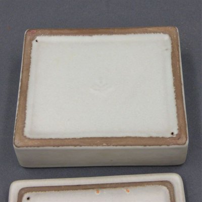 Ceramic Box with Lid from Karlsruhe Majolika Von Fuchs, 1965-WK-1345358