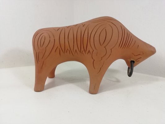 Ceramic Bull by Aldo Londi for Bitossi, Italy, 1960s-HNE-1770564