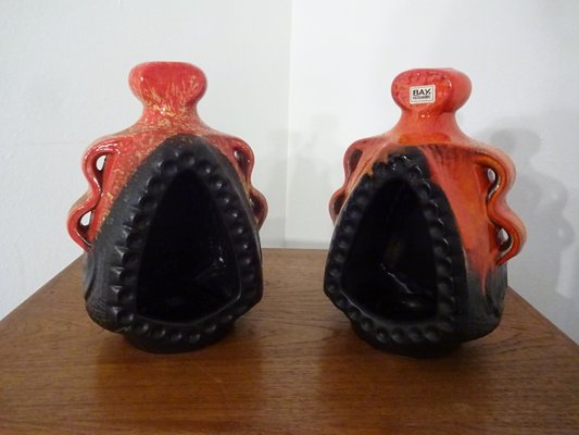 Ceramic Candle Holders from Bay Keramik, 1970s, Set of 2-RDW-569223