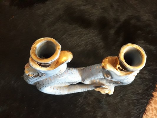 Ceramic Candleholder from Albisola, 1950s-RAQ-582913