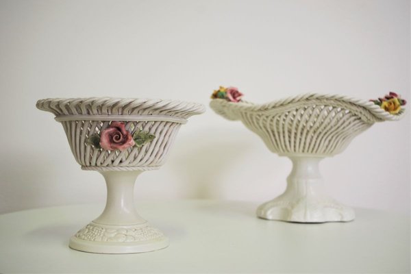 Ceramic Centerpiece Bowl, 1960s, Set of 2-KNM-910356