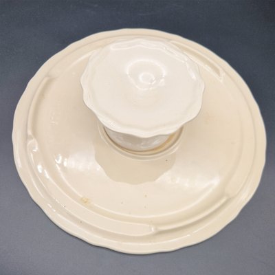 Ceramic Ceramic Cake Plate with Stand, 1920s-WK-1739896