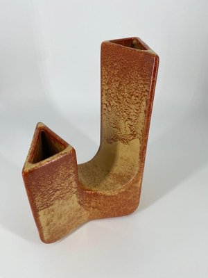 Ceramic Chimney Vase by Roberto Rigon for Bertoncello, Italy, 1960s-DT-2026290