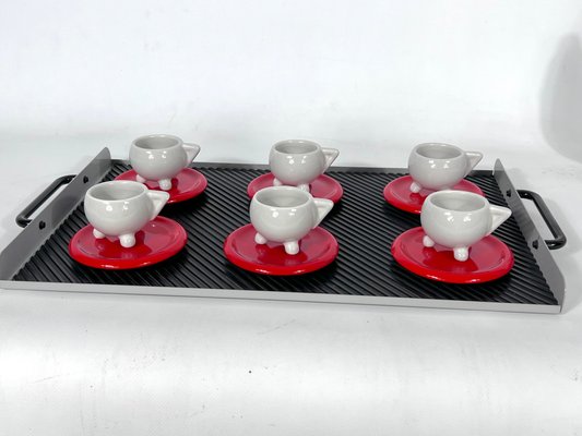 Ceramic Coffee Set by MAS Italy, 1980s, Set of 11-OT-1435899