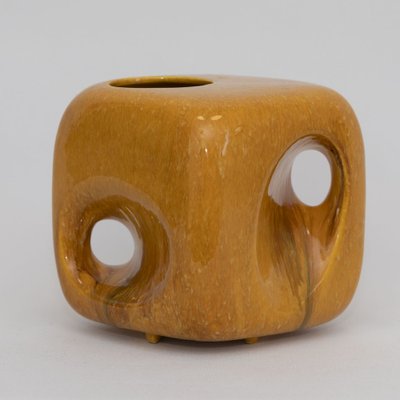 Ceramic Cube Vase from Bertoncello Ceramiche, 1960s-PUG-1304373