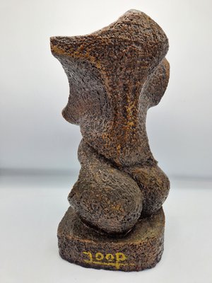 Ceramic Cubist Female Nude Sculpture, 1970s-ZTS-2036101