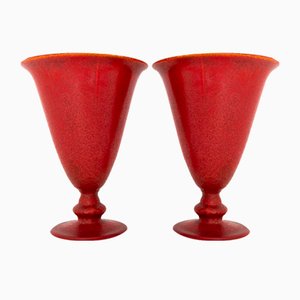 Ceramic Cup Vases by Guido Andlovitz for Lavenia, Italy, 1960s, Set of 2-UPW-1736015