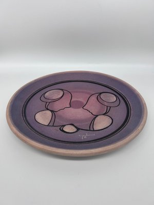 Ceramic Decorative Dish by Robert Gagliano, 1970s-AVC-1821091