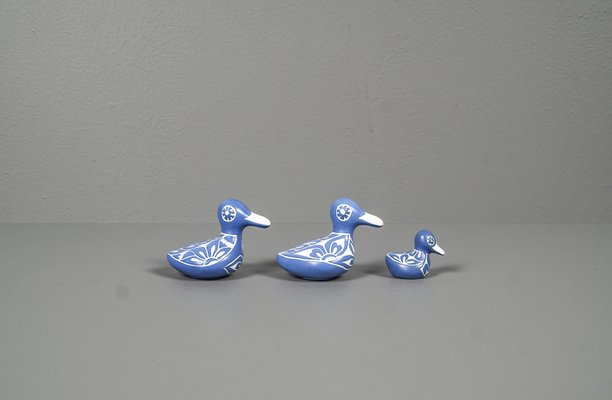 Ceramic Ducks by Pablo Zabal, Chile, 1970s, Set of 3-VLO-1286932