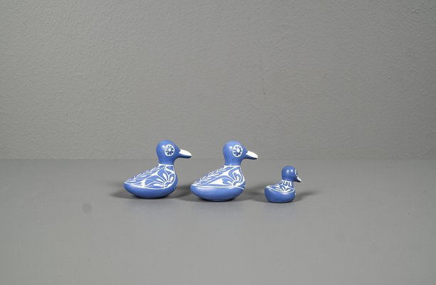 Ceramic Ducks by Pablo Zabal, Chile, 1970s, Set of 3-VLO-1286932