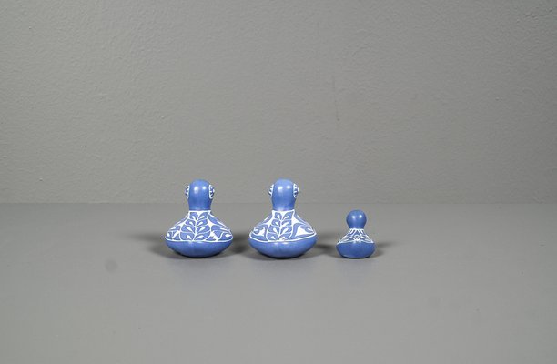 Ceramic Ducks by Pablo Zabal, Chile, 1970s, Set of 3-VLO-1286932