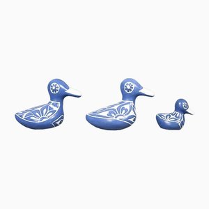 Ceramic Ducks by Pablo Zabal, Chile, 1970s, Set of 3-VLO-1286932