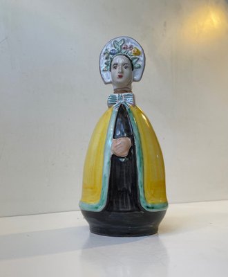 Ceramic Figural Dressed Woman Decanter by Johgus Bornholm, 1950s-LCR-1324120