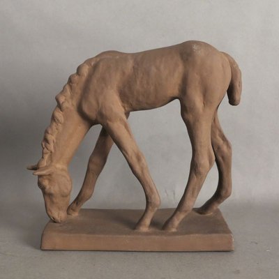 Ceramic Foal by Else Bach for Karlsruher Majolika, 1950s-WK-724131