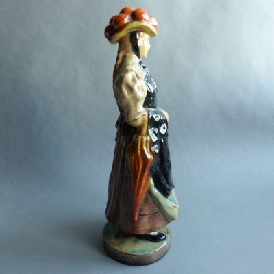 Ceramic Forest Girl Figure by Anton Kling for Karlsruher Majolika, 1935-WK-764845